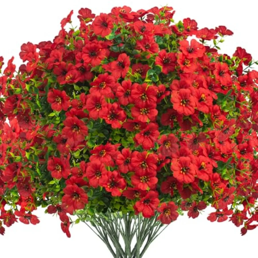 Artificial Fake Flowers for Outdoor Spring Decoration, 16 Bundles Faux Silk Colorful Daisy UV Resistant Realistic for Outside P
Artificial Fake Flowers for Outdoor Spring Decoration, 16 Bundles Faux Silk Colorful Daisy UV Resistant Realistic for Outside P