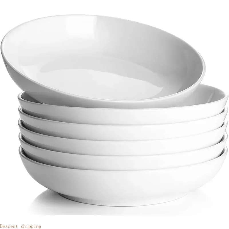 Pasta Bowls 30oz, Large Salad Serving Bowls, Shallow Soup Bowls, Porcelain Pasta Bowls Set of 6, Microwave Dishwasher Safe
Pasta Bowls 30oz, Large Salad Serving Bowls, Shallow Soup Bowls, Porcelain Pasta Bowls Set of 6, Microwave Dishwasher Safe