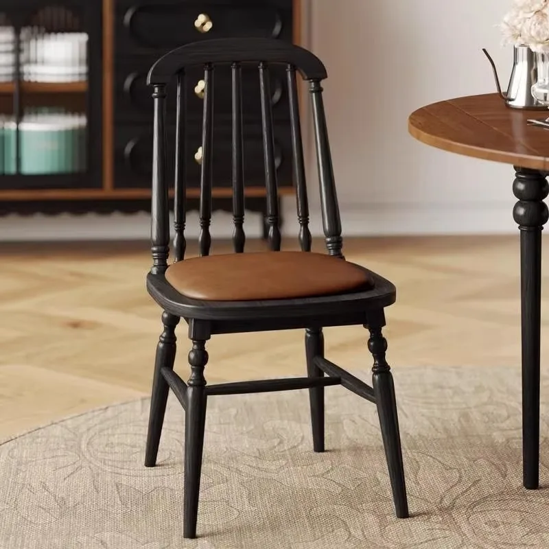 Rustic Wooden Dining Chair Upholstered Restaurant French Design Dining Chair Mid Century Relaxing Sillas Comedor Home Furniture
Rustic Wooden Dining Chair Upholstered Restaurant French Design Dining Chair Mid Century Relaxing Sillas Comedor Home Furniture