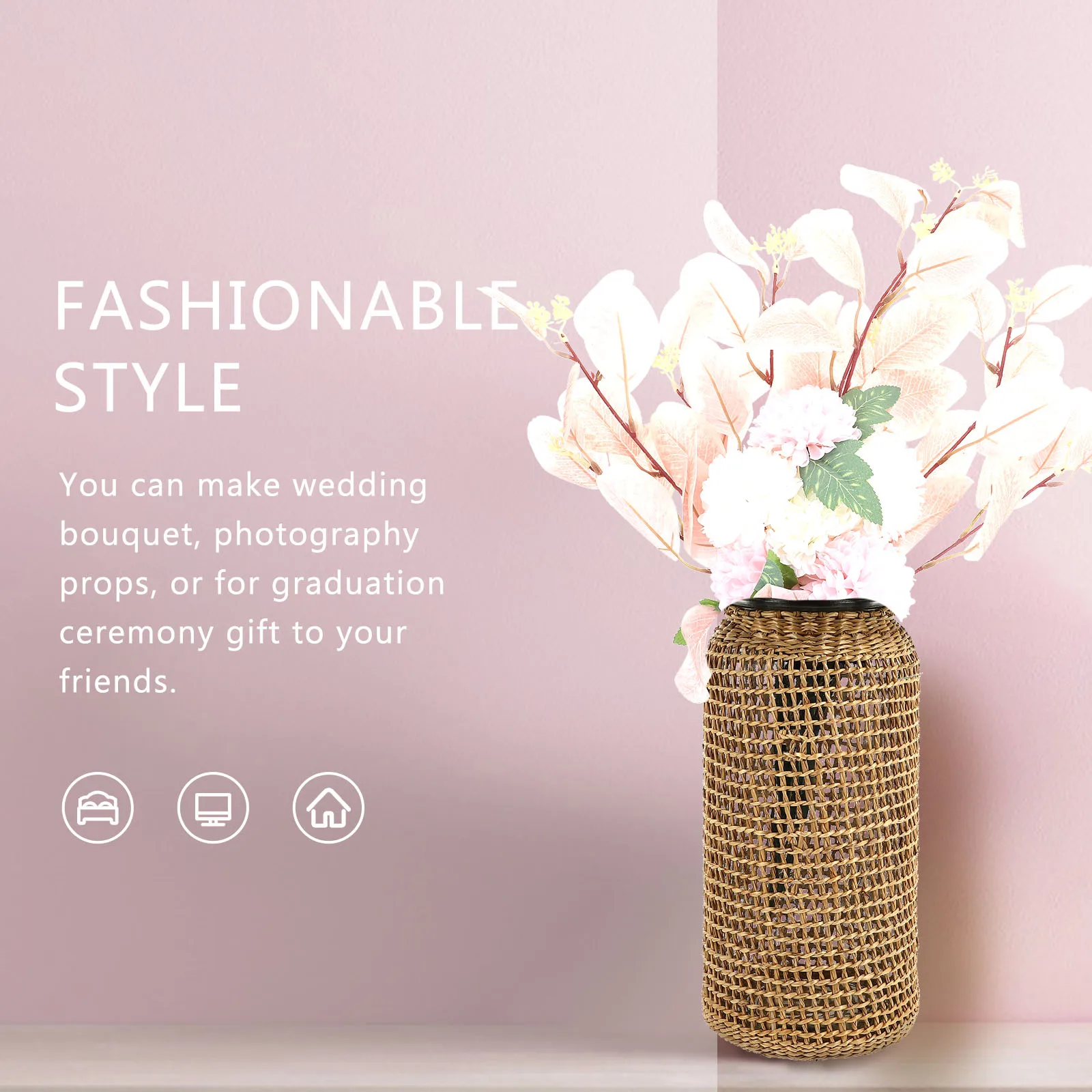 Premium Artificial Bouquet Fake Large Vivid Flower Arrangement Decorative Hydrangea Wedding Party Home Office Scene Layout Photo 
Premium Artificial Bouquet Fake Large Vivid Flower Arrangement Decorative Hydrangea Wedding Party Home Office Scene Layout Photo