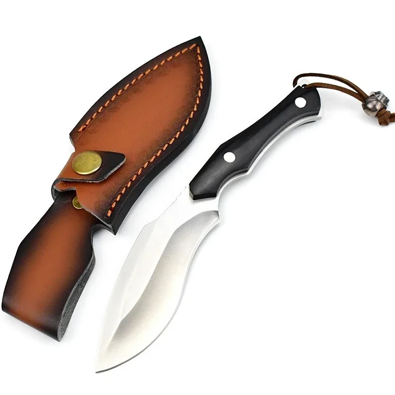 390 Straight Outdoor Camping Knife Blade 8CR13MOV Tactical Sharp Carry Convenient Knives Utility Fruit Self-defense EDC Tools
390 Straight Outdoor Camping Knife Blade 8CR13MOV Tactical Sharp Carry Convenient Knives Utility Fruit Self-defense EDC Tools