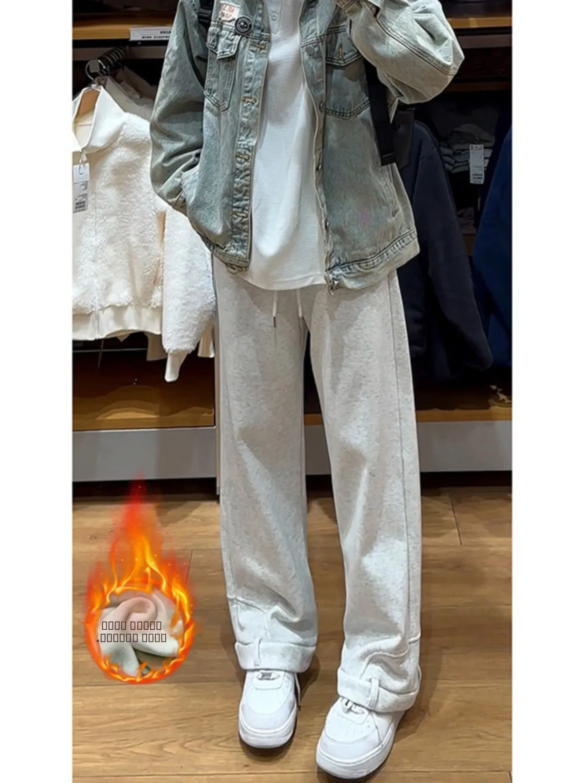 Мужские спортивные брюки Thiened Fce Lined с широкими штанинами в американском стиле, осенне-зимние, для повседневной носки, прямого кроя, Cleanfit
Мужские спортивные брюки Thiened Fce Lined с широкими штанинами в американском стиле, осенне-зимние, для повседневной носки, прямого кроя, Cleanfit