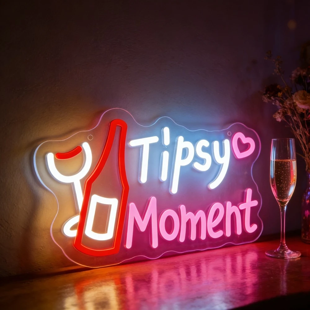 Светодиодная неоновая вывеска Tipsy Moment с USB-питанием, регулируемая, для бара, таверны, дома, западного ресторана, магазина, вечеринки по случаю открытия, свидания для пар, декора
Светодиодная неоновая вывеска Tipsy Moment с USB-питанием, регулируемая, для бара, таверны, дома, западного ресторана, магазина, вечеринки по случаю открытия, свидания для пар, декора