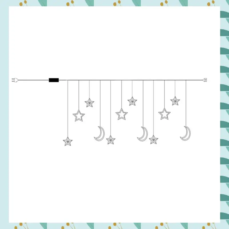A71P Christmas Moon Star Window Fairy String Lights USB&Battery Powered String Light For Indoor Window Kid&Bedroom
A71P Christmas Moon Star Window Fairy String Lights USB&Battery Powered String Light For Indoor Window Kid&Bedroom