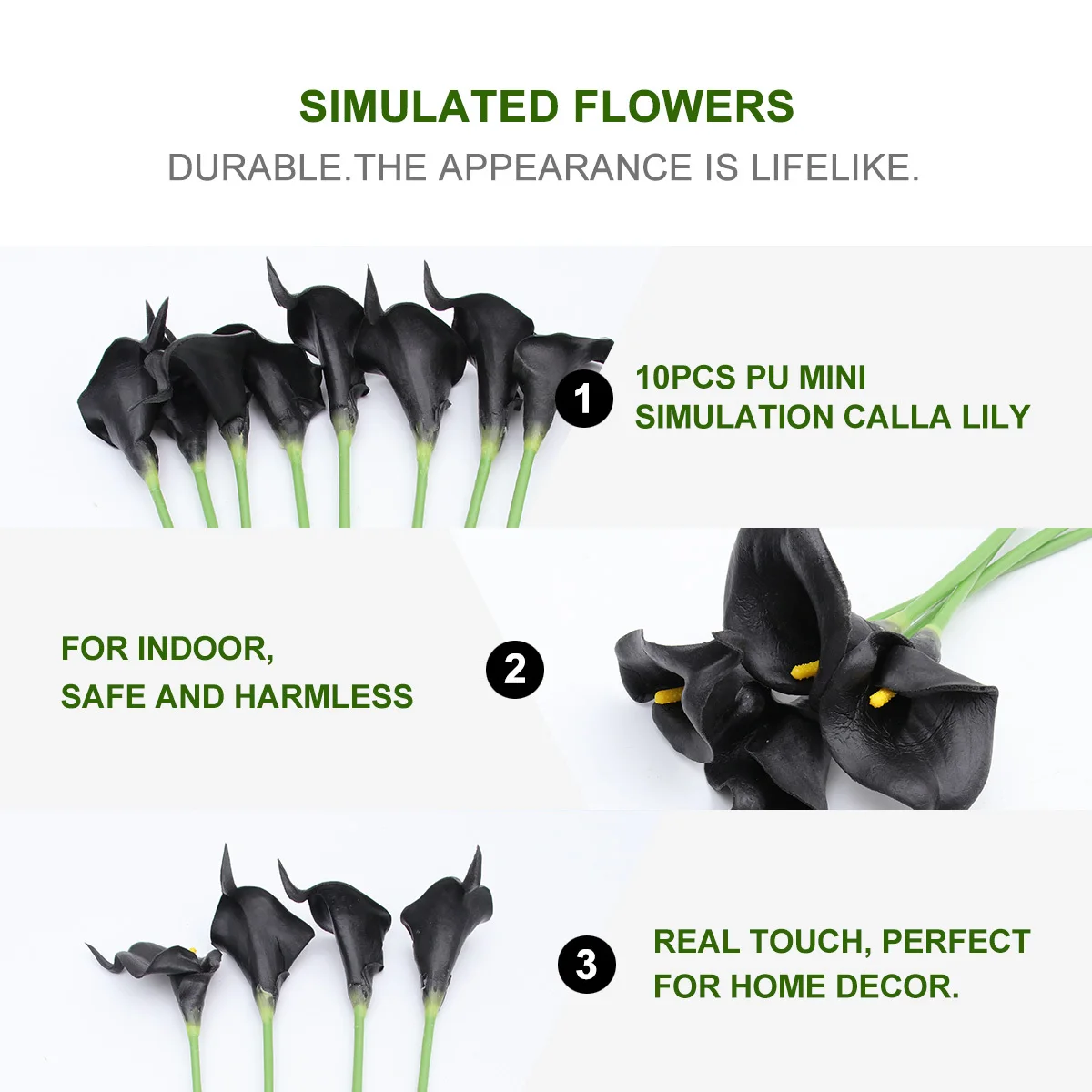 10pcs Artificial Pu Real Touch Wedding Bridal Bouquet Party Decor Home Garden Festival Diy Black Strong Water
10pcs Artificial Pu Real Touch Wedding Bridal Bouquet Party Decor Home Garden Festival Diy Black Strong Water