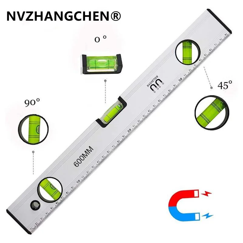 800mm Magnetic Spirit Level Ruler Aluminum Alloy High-Precision Horizontal Ruler Balance Ruler for DIY Home Decoration Furnish
800mm Magnetic Spirit Level Ruler Aluminum Alloy High-Precision Horizontal Ruler Balance Ruler for DIY Home Decoration Furnish
