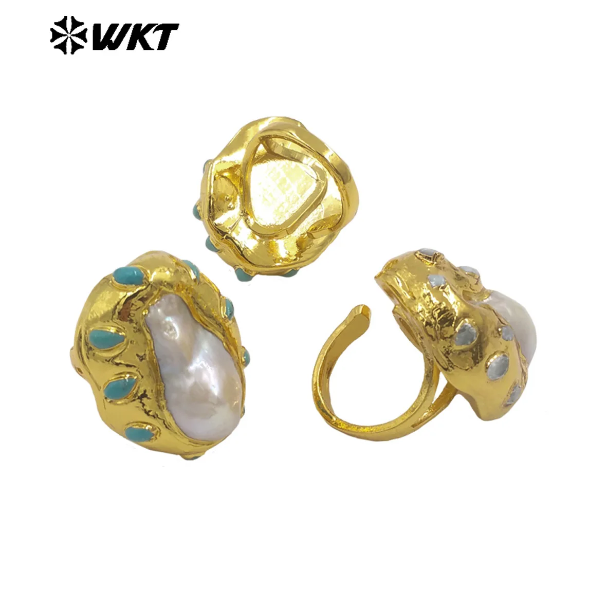 WT-MPR140 2025 High Quality Exquisite Natural Baroque Pearl US7 Ring With 18K Real Gold Plated For Women Dressing
WT-MPR140 2025 High Quality Exquisite Natural Baroque Pearl US7 Ring With 18K Real Gold Plated For Women Dressing