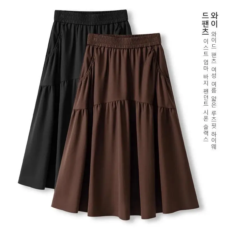 Женская юбка-миди А-силуэта с высокой талией, утягивающая, прикрывающая бедра, осенняя новинка 2024, большие размеры, модная женская юбка
Женская юбка-миди А-силуэта с высокой талией, утягивающая, прикрывающая бедра, осенняя новинка 2024, большие размеры, модная женская юбка