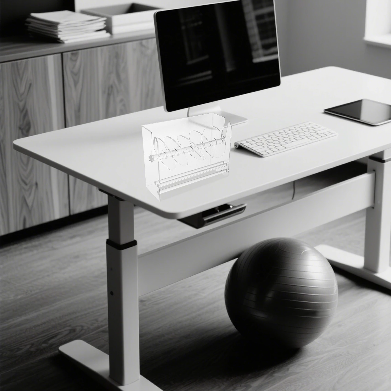 Adjustable Acrylic Label Dispenser 6 Disks Tape Holder Sticker Organizer Desktop Storage for Office Home School Retail
Adjustable Acrylic Label Dispenser 6 Disks Tape Holder Sticker Organizer Desktop Storage for Office Home School Retail