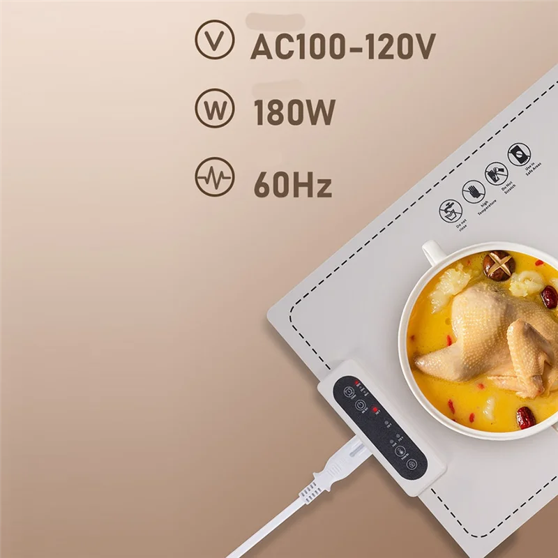 【Hot Selling】Electric Heating Pad For Food Warm Tray Electric Heating Pad For Food Dining Table Hot Dish Warm Chopping Board(US
【Hot Selling】Electric Heating Pad For Food Warm Tray Electric Heating Pad For Food Dining Table Hot Dish Warm Chopping Board(US