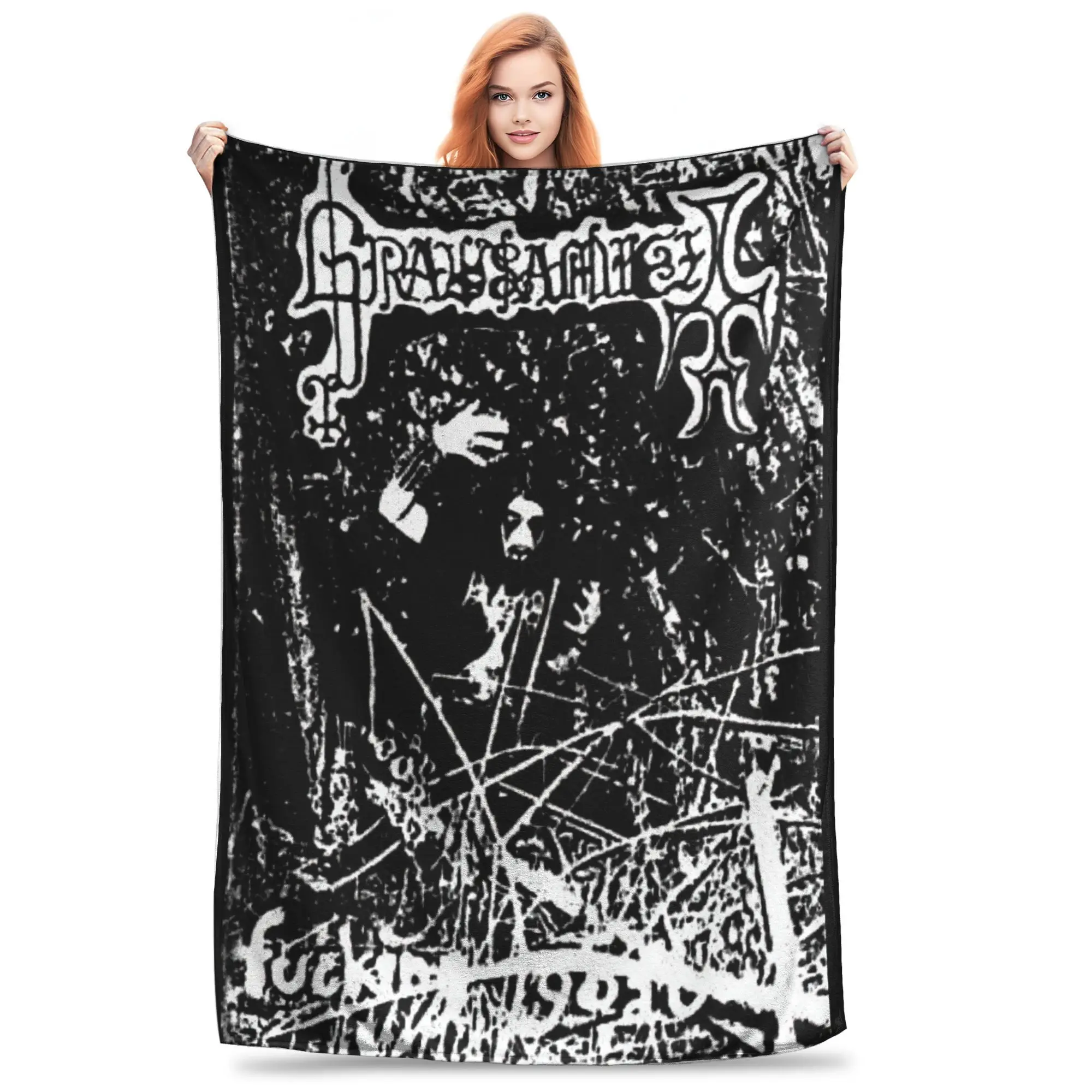 Grausamkeit Music Flannel Blankets 80s Heavy Metal Novelty Throw Blankets for Home Hotel Sofa 150*125cm Plush Thin Quilt,
Grausamkeit Music Flannel Blankets 80s Heavy Metal Novelty Throw Blankets for Home Hotel Sofa 150*125cm Plush Thin Quilt,