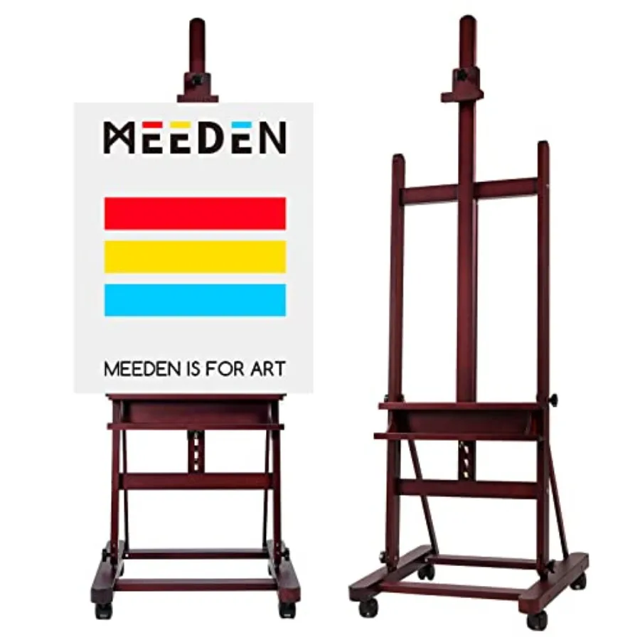 Large Studio Artist Easel Holds Max Canvas 48" Solid Beech Wood H-Frame Easel with Large Storage Tray Adjustable Art Painting E
Large Studio Artist Easel Holds Max Canvas 48" Solid Beech Wood H-Frame Easel with Large Storage Tray Adjustable Art Painting E
