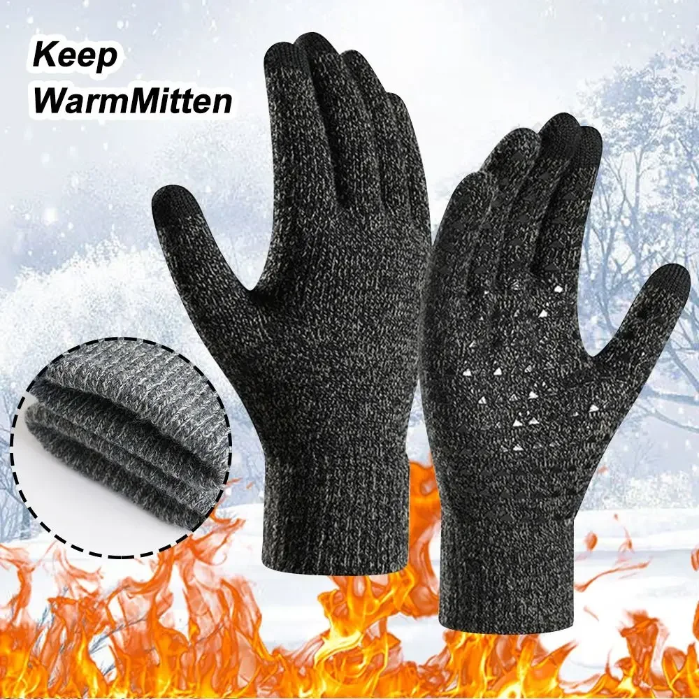 1Pair Winter Gloves Touchscreen Waterproof Thicken Anti-Slip Soft Knit Lining Thermal Hiking Skiing Fishing Cycling Snowboard
1Pair Winter Gloves Touchscreen Waterproof Thicken Anti-Slip Soft Knit Lining Thermal Hiking Skiing Fishing Cycling Snowboard