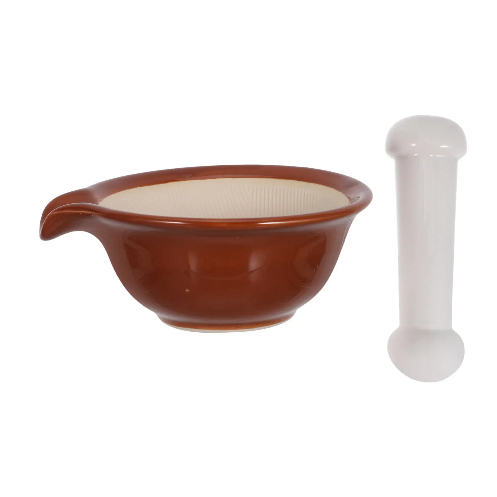 Ceramic Grinding Bowl and Pestle Set Japanese Suribachi Stable Non-Slip Base Garlic Spice Grinder Mortar for Kitchen Seasoning
Ceramic Grinding Bowl and Pestle Set Japanese Suribachi Stable Non-Slip Base Garlic Spice Grinder Mortar for Kitchen Seasoning