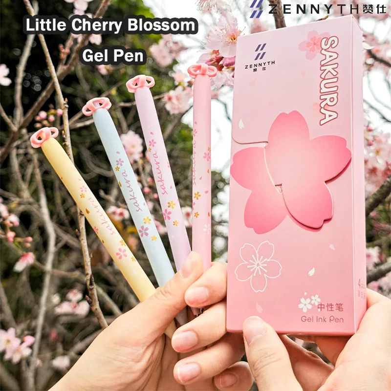 Набор гелевых ручек ZENNYTH Sakura, 4 шт., 0,5 мм, двойной шариковый наконечник ST, быстросохнущие ручки для студенческого экзамена, высокопроизводительные канцелярские принадлежности Instagram-Worthy
Набор гелевых ручек ZENNYTH Sakura, 4 шт., 0,5 мм, двойной шариковый наконечник ST, быстросохнущие ручки для студенческого экзамена, высокопроизводительные канцелярские принадлежности Instagram-Worthy