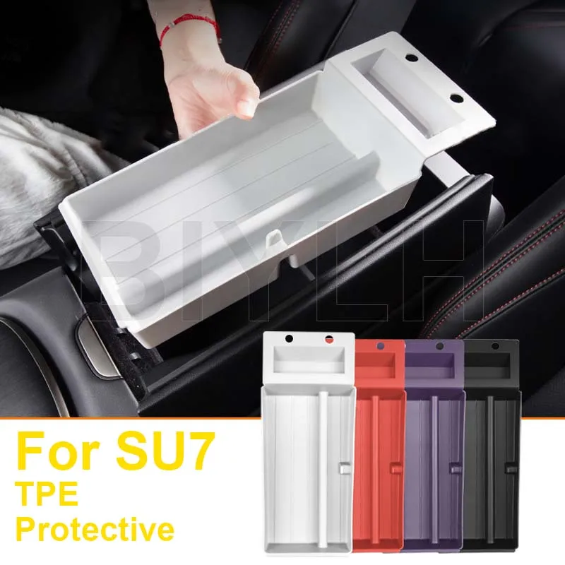 For Xiaomi SU7 2024 TPE Armrest Box Storage Box Car Storage Rack Central Control Storage Box Car Interior Accessories
For Xiaomi SU7 2024 TPE Armrest Box Storage Box Car Storage Rack Central Control Storage Box Car Interior Accessories