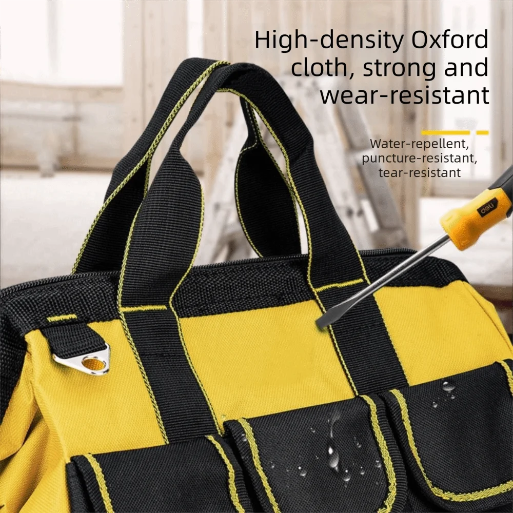 Thicken Big Capacity Multifunctional Tool Bag Waterproof Wear-Resistant Multi-Pocket Electrician Storage Bag Padded Strap
Thicken Big Capacity Multifunctional Tool Bag Waterproof Wear-Resistant Multi-Pocket Electrician Storage Bag Padded Strap