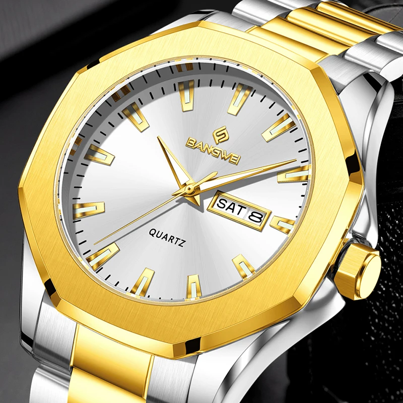 BANGWEI quartz wristwatch men's watch luxury business clock calendar week men sports watches luminous male watch reloj hommes
BANGWEI quartz wristwatch men's watch luxury business clock calendar week men sports watches luminous male watch reloj hommes
