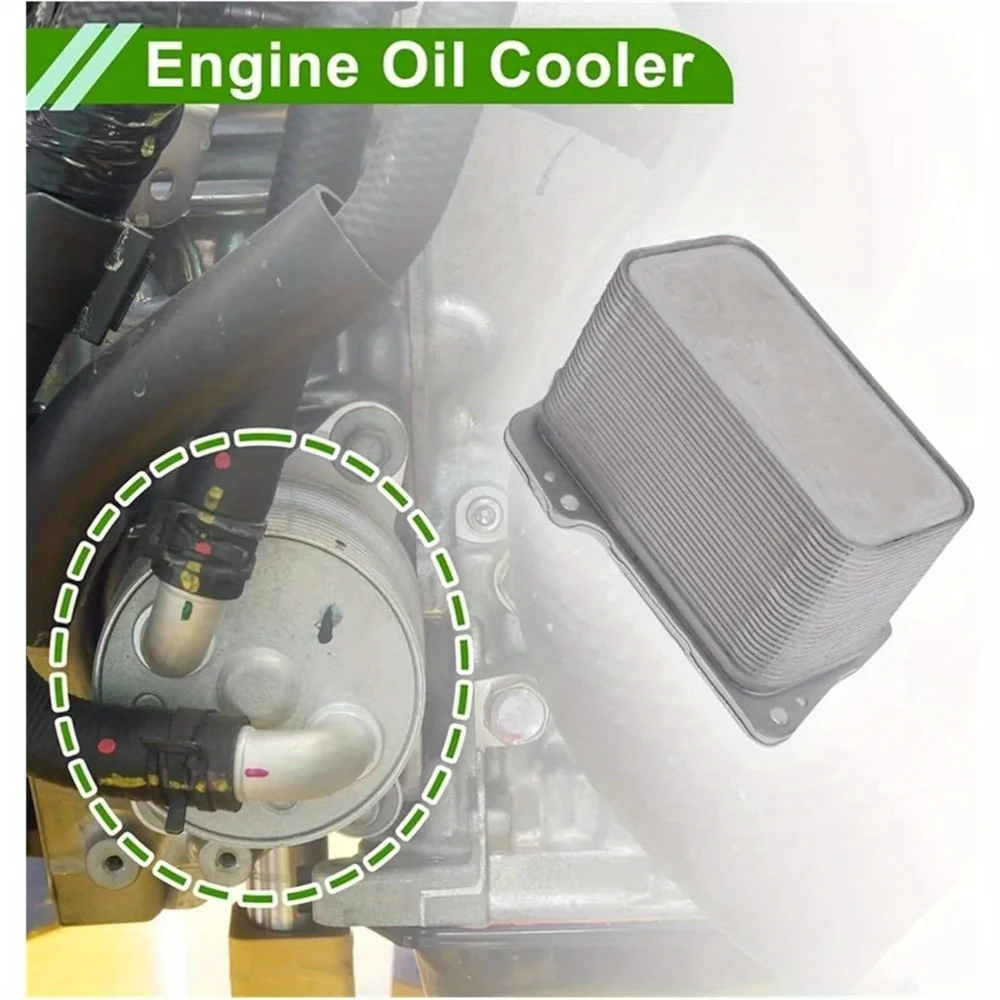 Car Engine Oil Cooler 11428583901 Compatible With BMW 340I 440I 540I 740I X3 X4 X6 440i/440i xDrive 2017-2020, 740i 2016-2020
Car Engine Oil Cooler 11428583901 Compatible With BMW 340I 440I 540I 740I X3 X4 X6 440i/440i xDrive 2017-2020, 740i 2016-2020