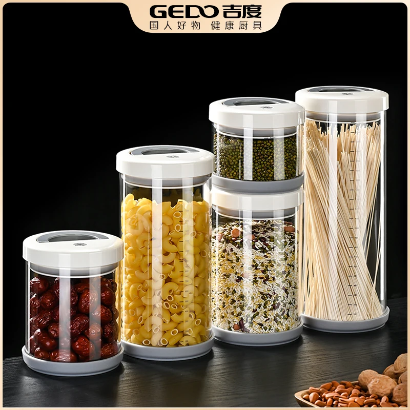 LFGB Certification High-borosilicate Glass Dry Cargo Container Fall Resistant Food Jar Well Sealed Preservation Box with Scale
LFGB Certification High-borosilicate Glass Dry Cargo Container Fall Resistant Food Jar Well Sealed Preservation Box with Scale