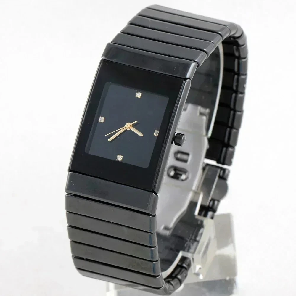 Top Luxury New Fashion Quartz Watch Black White Ceramic Square Watches with Date Sports Customized
Top Luxury New Fashion Quartz Watch Black White Ceramic Square Watches with Date Sports Customized