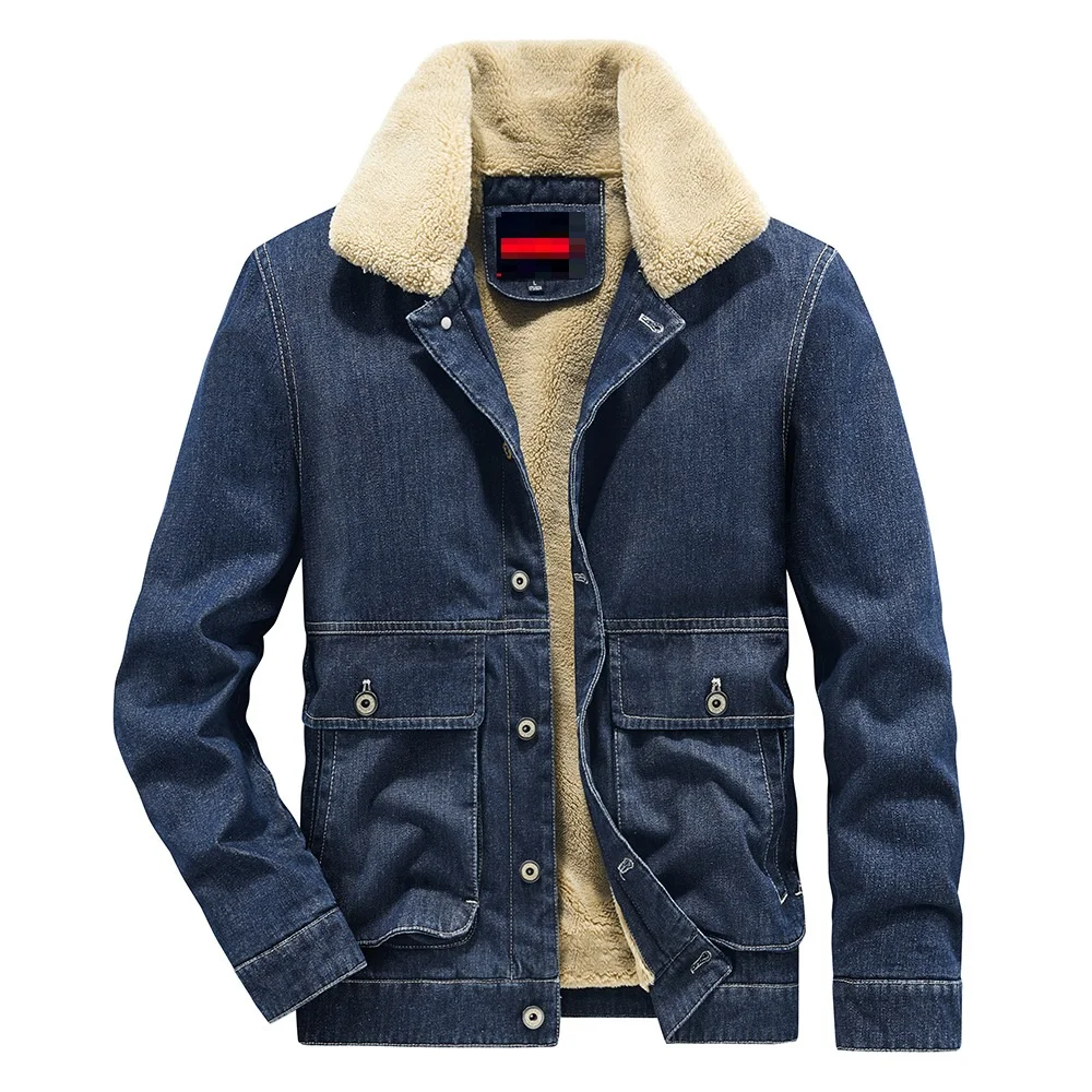 Winter Denim Jacket Coat Men Windbreaker Fleece Thick Warm Mens Jacket Outwear Jeans Coat Male Multi-pockets Cowboy Clothing
Winter Denim Jacket Coat Men Windbreaker Fleece Thick Warm Mens Jacket Outwear Jeans Coat Male Multi-pockets Cowboy Clothing