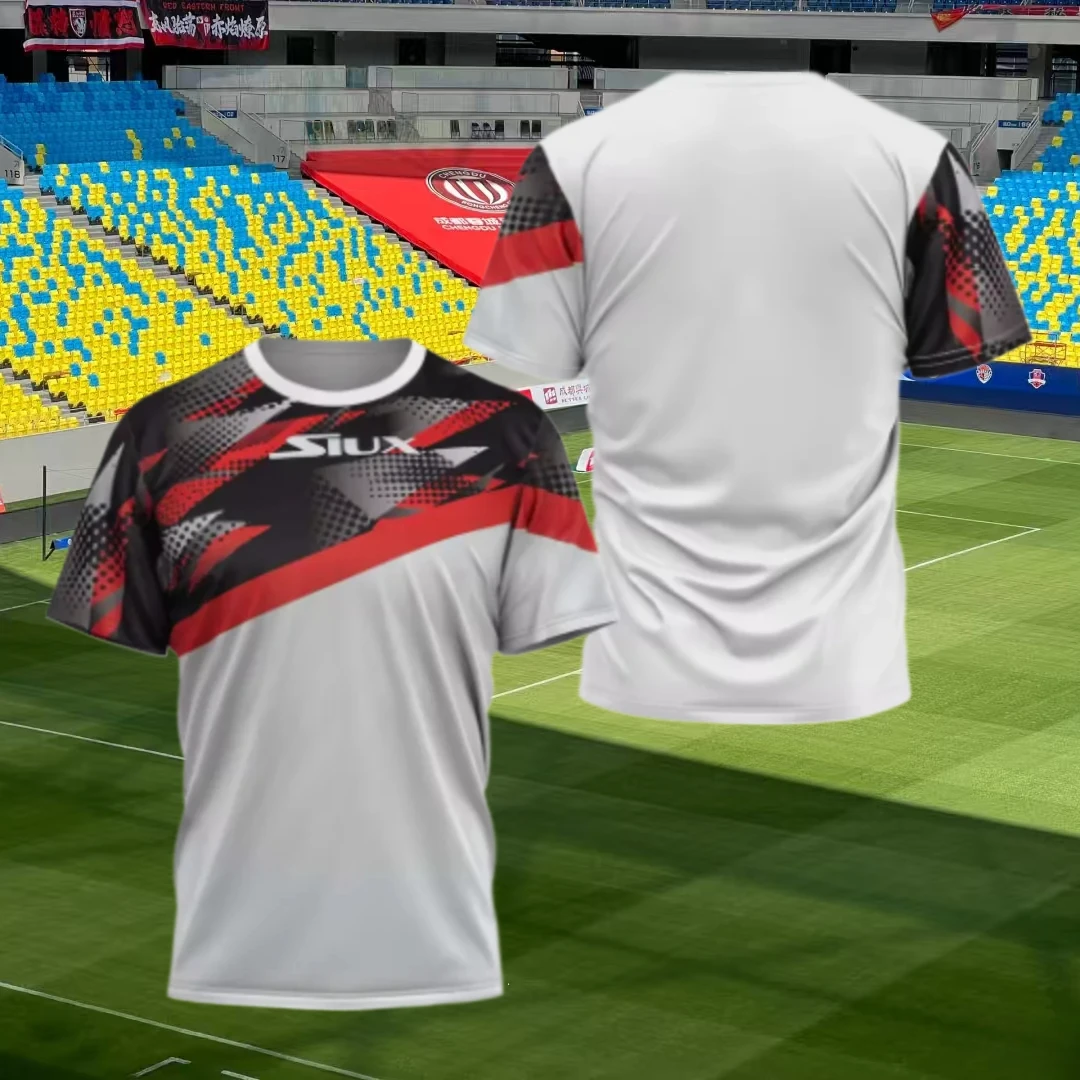 Мужская теннисная футболка с круглым вырезом 2025 года, быстросохнущая футболка для бадминтона, дышащая одежда для бега на открытом воздухе с короткими рукавами, лето
Мужская теннисная футболка с круглым вырезом 2025 года, быстросохнущая футболка для бадминтона, дышащая одежда для бега на открытом воздухе с короткими рукавами, лето