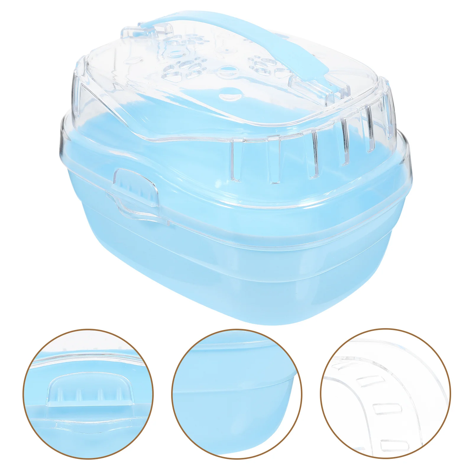 Portable Transparent Hamster Carrier Outdoor Travel Box Sturdy PP Material Ventilated Small Pet Carrying Cage Handheld Hamster
Portable Transparent Hamster Carrier Outdoor Travel Box Sturdy PP Material Ventilated Small Pet Carrying Cage Handheld Hamster