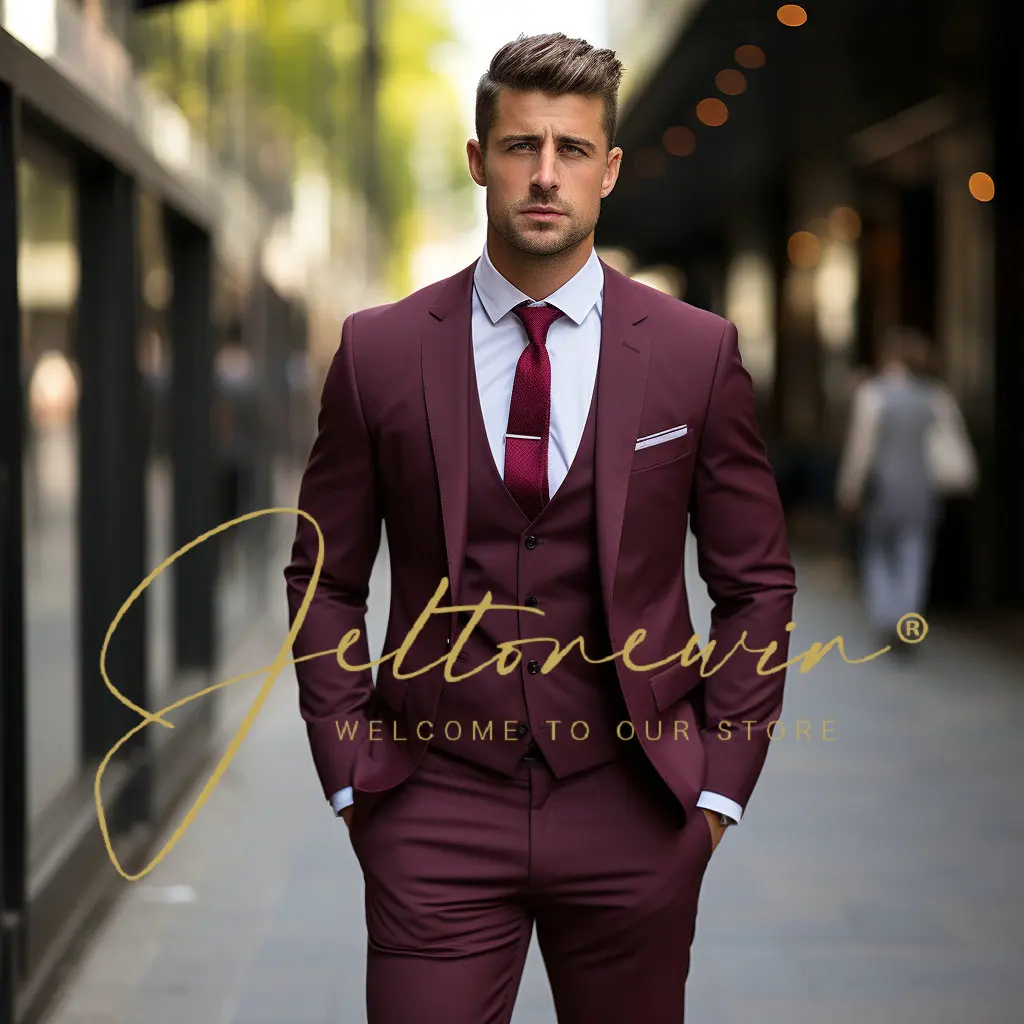 Jakcet Vest Pants / Boutique Fashion Solid Color Men's Formal Business Office Suit Male Casual Slim Suit Groom Wedding Dress
Jakcet Vest Pants / Boutique Fashion Solid Color Men's Formal Business Office Suit Male Casual Slim Suit Groom Wedding Dress