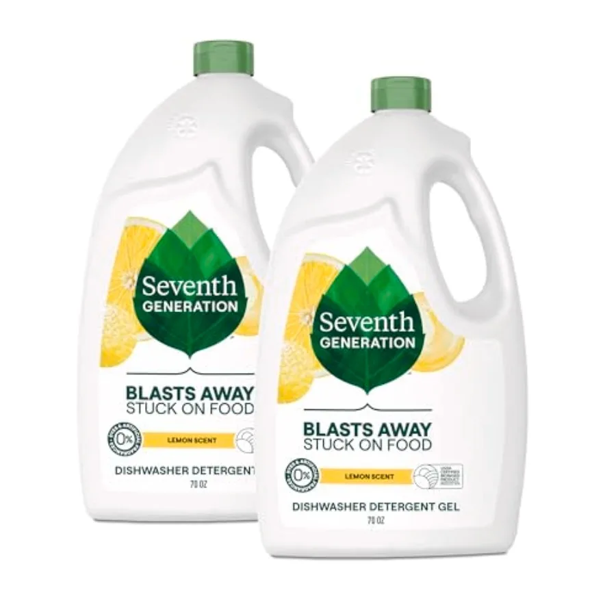 Seventh Generation Dishwasher Detergent Gel Scent 2 pack for sparkling dishes dishwasher soap
Seventh Generation Dishwasher Detergent Gel Scent 2 pack for sparkling dishes dishwasher soap