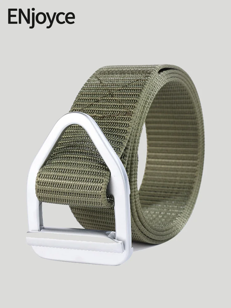 ENjoyce Men Triangle Metal Buckle Tactical Belt Nylon Woven Belt Male Quick Drying Pants Belts Outdoor Sport Military Accessory
ENjoyce Men Triangle Metal Buckle Tactical Belt Nylon Woven Belt Male Quick Drying Pants Belts Outdoor Sport Military Accessory