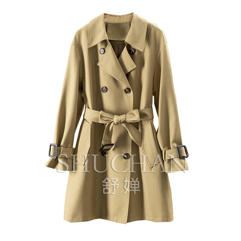 classic wear 10,000 years, British G early autumn classic double-breasted waist medium and long trench coat women
classic wear 10,000 years, British G early autumn classic double-breasted waist medium and long trench coat women