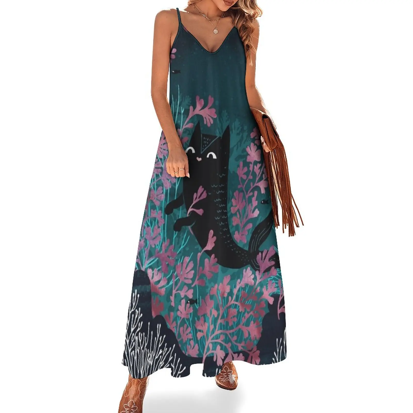 Undersea Sleeveless Dress women's summer jumpsuit evening dresses luxury 2023
Undersea Sleeveless Dress women's summer jumpsuit evening dresses luxury 2023