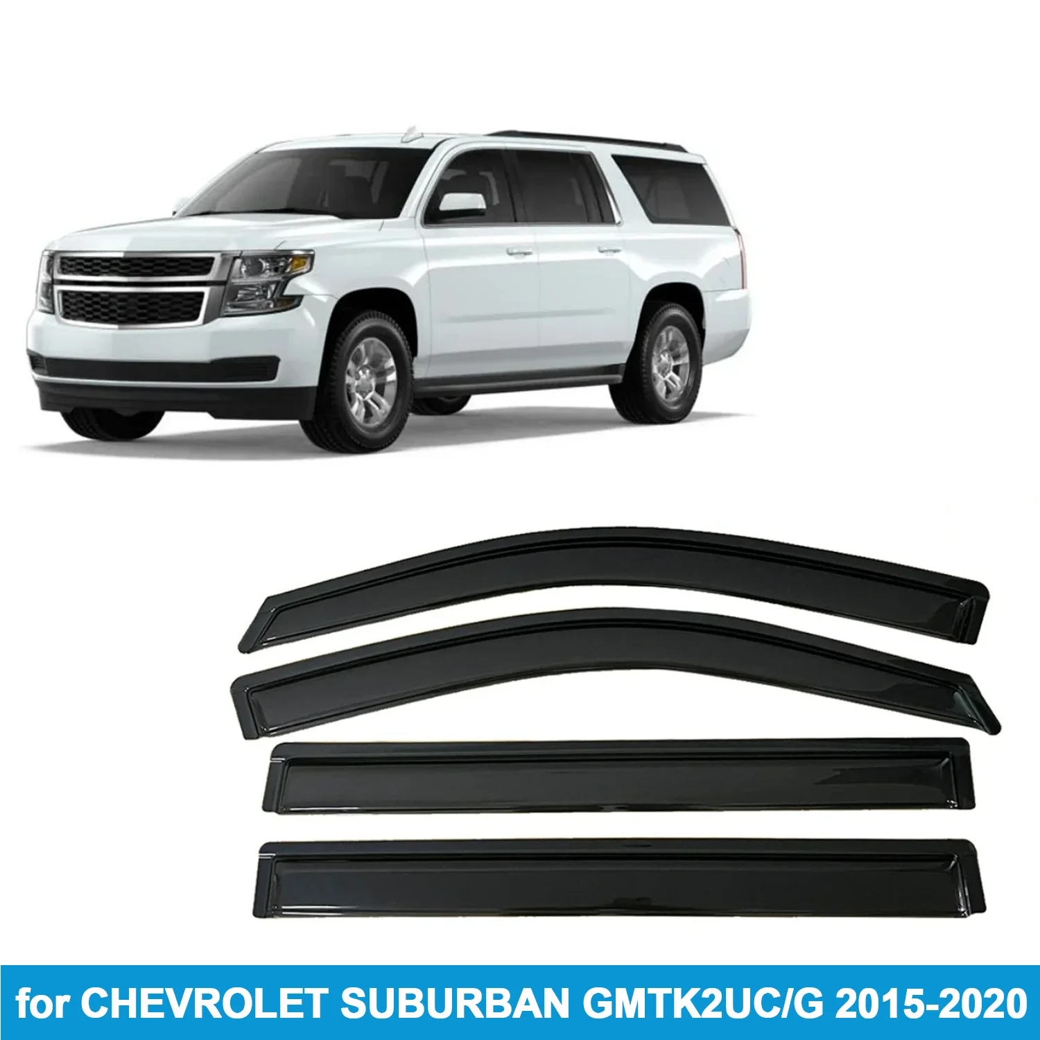 Оконный козырек для CHEVROLET SUBURBAN GMTK2UC/G 2015-2020, защита от дождя, боковой дефлектор, защита от атмосферных воздействий, лента для наружного крепления
Оконный козырек для CHEVROLET SUBURBAN GMTK2UC/G 2015-2020, защита от дождя, боковой дефлектор, защита от атмосферных воздействий, лента для наружного крепления