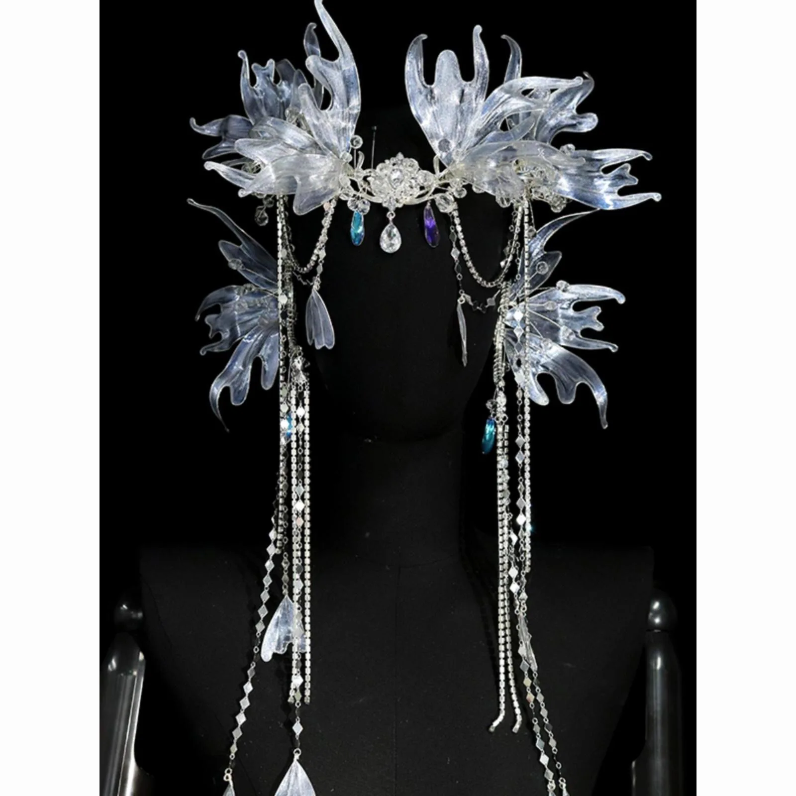 Beauty Exotic Style Mermaid Princess Headdress Mermaid Hair Crown Hanfu Style Forehead Decoration Fairy Headwear Butterfly Tiara
Beauty Exotic Style Mermaid Princess Headdress Mermaid Hair Crown Hanfu Style Forehead Decoration Fairy Headwear Butterfly Tiara