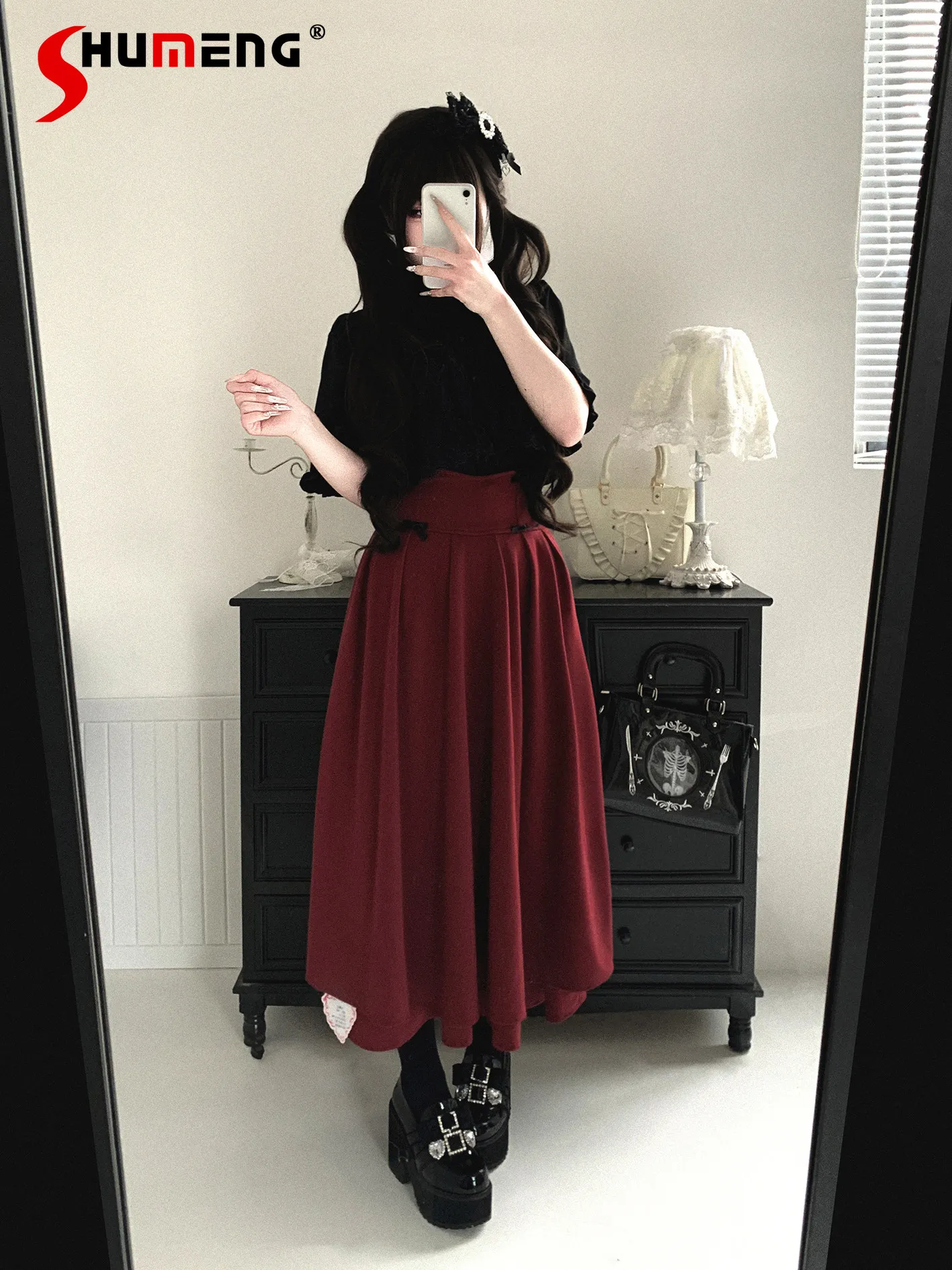 Original Japanese Sweet Girl's Long Skirt Summer New Office Lady Casual Fashion Skirt Mine Mass-produced High Waist Skirt Women
Original Japanese Sweet Girl's Long Skirt Summer New Office Lady Casual Fashion Skirt Mine Mass-produced High Waist Skirt Women