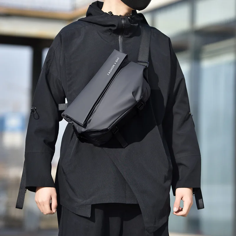 New Trendy Black Chest Bag Men's Oxford Cloth Small Shoulder Bag Crossbody Teenager Boy Sports Lightweight Waterproof Waist Bag
New Trendy Black Chest Bag Men's Oxford Cloth Small Shoulder Bag Crossbody Teenager Boy Sports Lightweight Waterproof Waist Bag