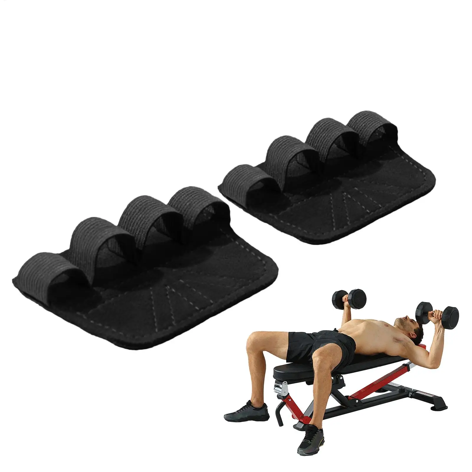 Weight Lifting Gloves Protective Workout Gloves Anti-Slip Four-Finger Pull Up Mitts Hand Protective Gear For Kettlebell Gym
Weight Lifting Gloves Protective Workout Gloves Anti-Slip Four-Finger Pull Up Mitts Hand Protective Gear For Kettlebell Gym