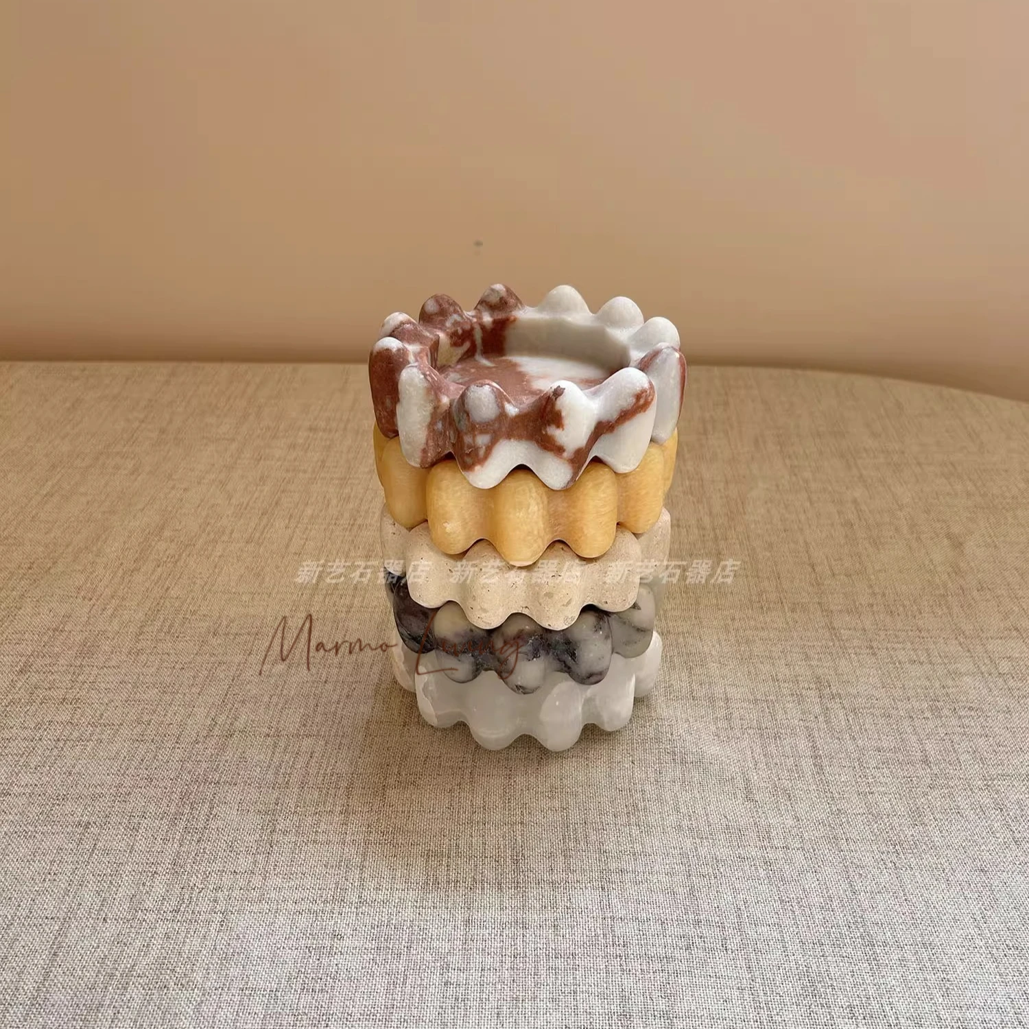 French Marble Jewelry Tray Stone Bobble Catchall Luxury Bedroom Decor Unique Shape Desktop Organizer
French Marble Jewelry Tray Stone Bobble Catchall Luxury Bedroom Decor Unique Shape Desktop Organizer