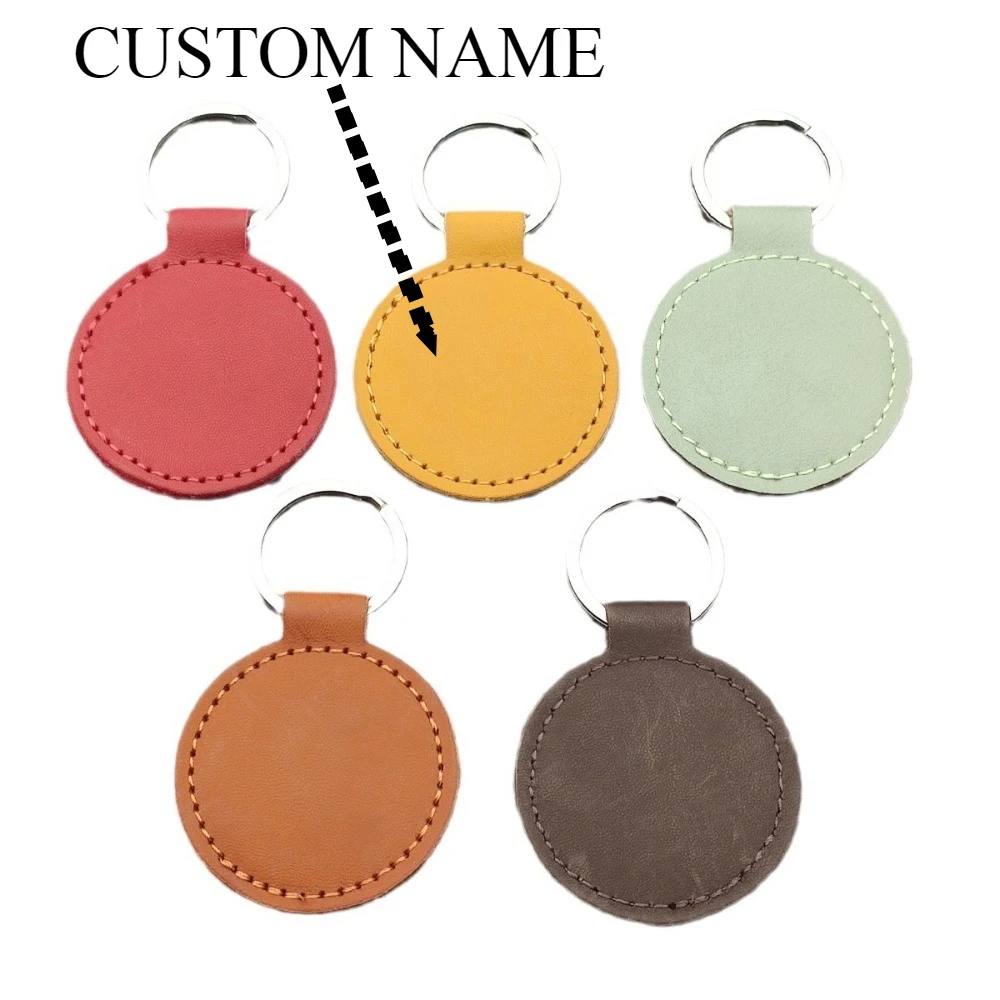 Round Leather Keyring Pendant Custom Logo Business Gift Cowhide Keychain PU Key Chain Car Key Hanging for Both Men and Women
Round Leather Keyring Pendant Custom Logo Business Gift Cowhide Keychain PU Key Chain Car Key Hanging for Both Men and Women