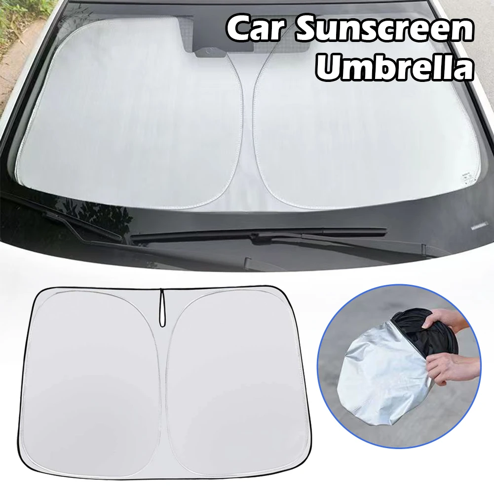 1PCS Universal Car Sunshade Car Windshield Heat And Sun Protection Cover Car Front Window Cover Auto Exterior Accessories
1PCS Universal Car Sunshade Car Windshield Heat And Sun Protection Cover Car Front Window Cover Auto Exterior Accessories
