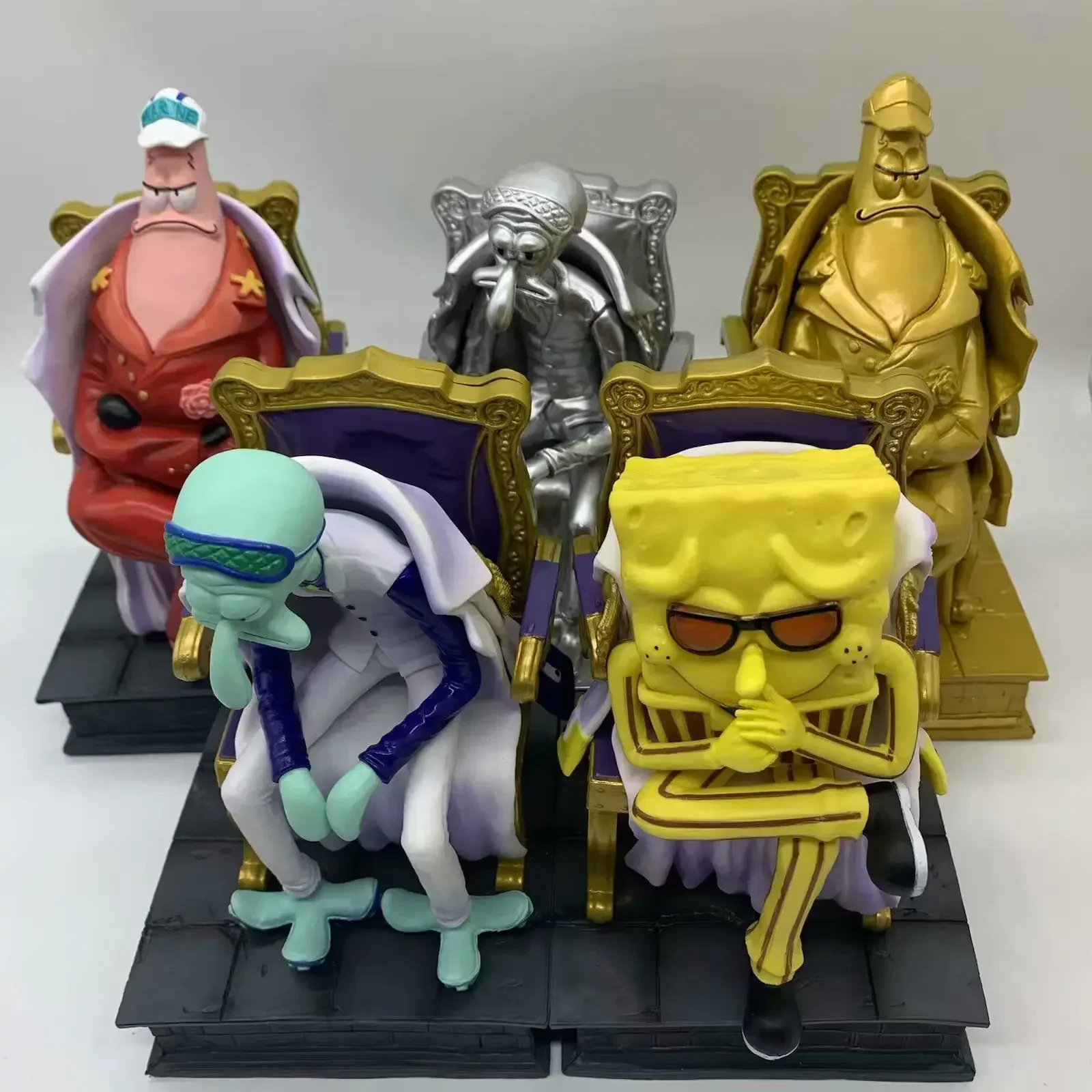 23cm One Piece Anime Three Generals Sitting Throne Barley Octopus Red Dog Yellow Ape Action Figure Collection Model PVC Toy gift
23cm One Piece Anime Three Generals Sitting Throne Barley Octopus Red Dog Yellow Ape Action Figure Collection Model PVC Toy gift
