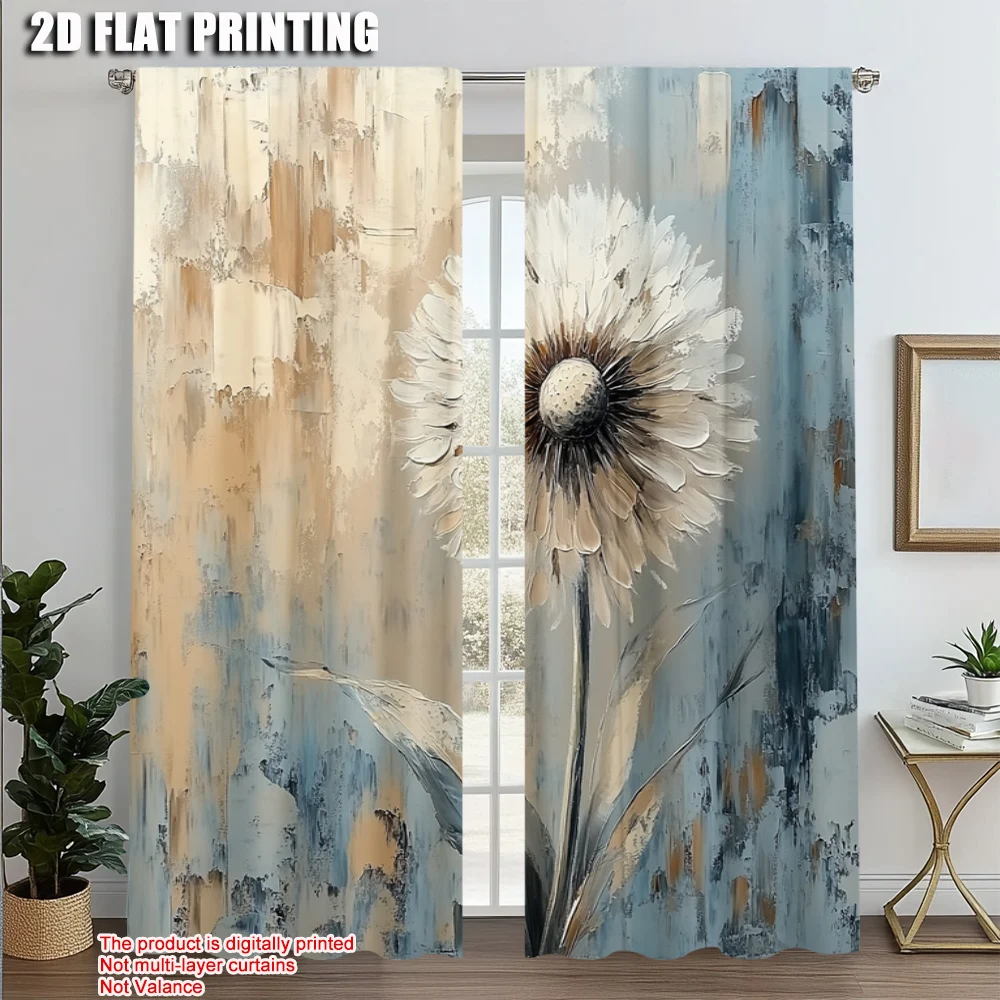 2pcs, Curtain Cloth 2D print Modern Abstract Dandelion 100% Polyester (without rod) Gifts Ldeal for Bedroom, Living Room,
2pcs, Curtain Cloth 2D print Modern Abstract Dandelion 100% Polyester (without rod) Gifts Ldeal for Bedroom, Living Room,