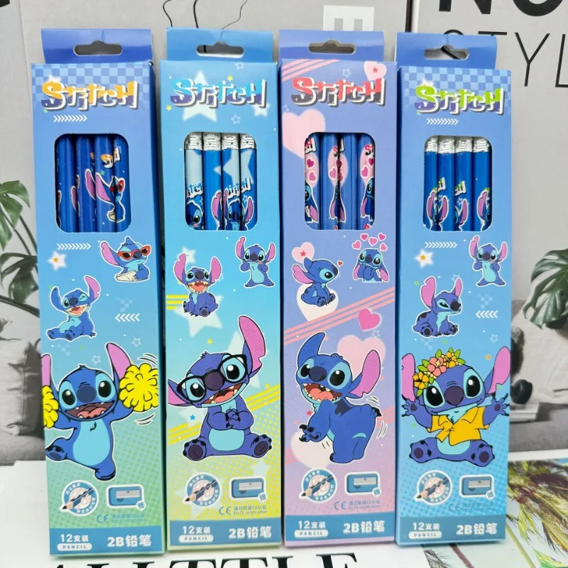 12pcs Disney Stitch Pencil with Sharpener for Students Anime Cartoon Writing Tool Kawaii Pencils Children School Supplies Gifts
12pcs Disney Stitch Pencil with Sharpener for Students Anime Cartoon Writing Tool Kawaii Pencils Children School Supplies Gifts