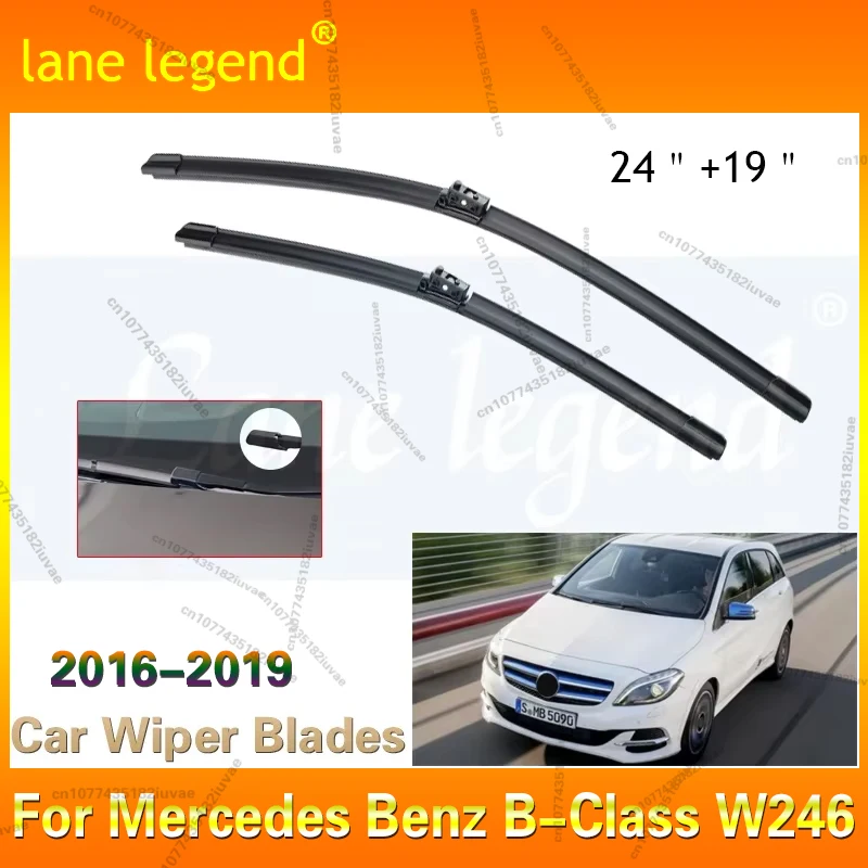 Car Wiper For Mercedes Benz B-Class W246 2016-2019 Front Wiper Blades Soft Rubber Windscreen Wipers Auto Windshield 600mm 475mm
Car Wiper For Mercedes Benz B-Class W246 2016-2019 Front Wiper Blades Soft Rubber Windscreen Wipers Auto Windshield 600mm 475mm