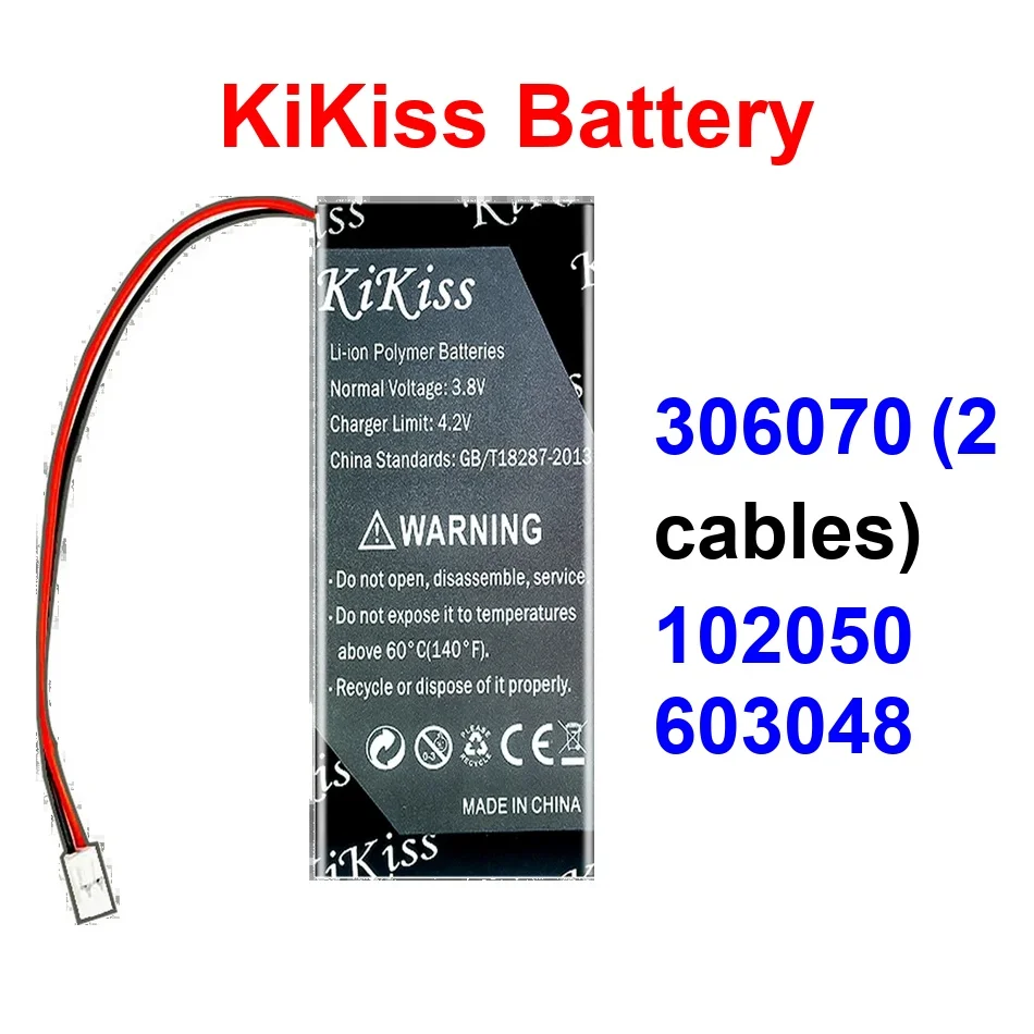 Battery High-Efficiency 603048 102050 306070 2 Cables 1300-2300Mah For Pda Psp Led Light Lights Gps
Battery High-Efficiency 603048 102050 306070 2 Cables 1300-2300Mah For Pda Psp Led Light Lights Gps
