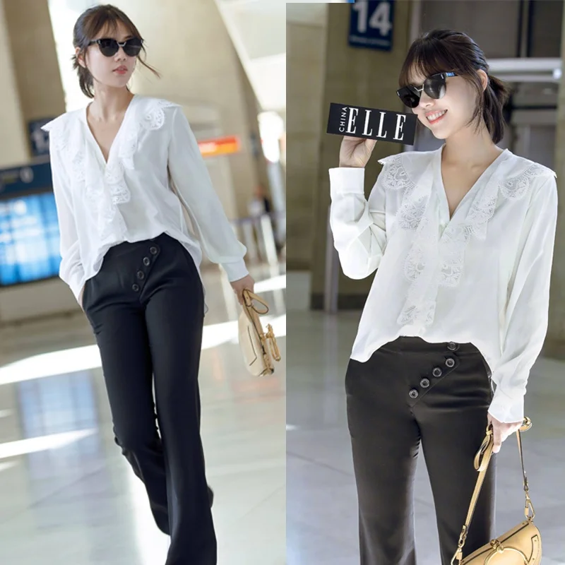 Slimming Mid-Waist Suit Pants Elegant Black Ladylike Straight Leg Long Trousers for Women Spring Season Regular Thickness
Slimming Mid-Waist Suit Pants Elegant Black Ladylike Straight Leg Long Trousers for Women Spring Season Regular Thickness