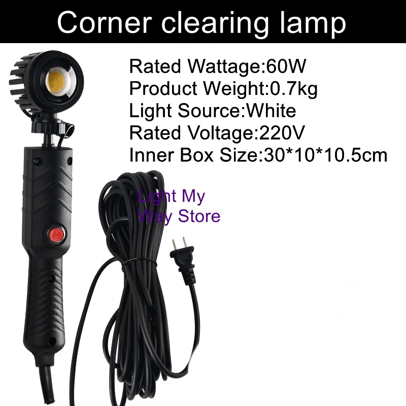 Electric corner finding lamp, corner cleaning lamp, LED bead wall polishing acceptance lamp, recessed corner lighting spotlight
Electric corner finding lamp, corner cleaning lamp, LED bead wall polishing acceptance lamp, recessed corner lighting spotlight