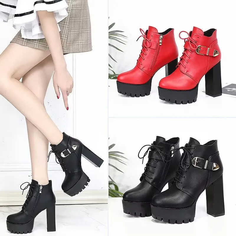 Short Boots For Women Laser Shining PU Extension Model Show Ankle Boots Platform Heels Side Zip Women Shoes zapatillas de mujer
Short Boots For Women Laser Shining PU Extension Model Show Ankle Boots Platform Heels Side Zip Women Shoes zapatillas de mujer