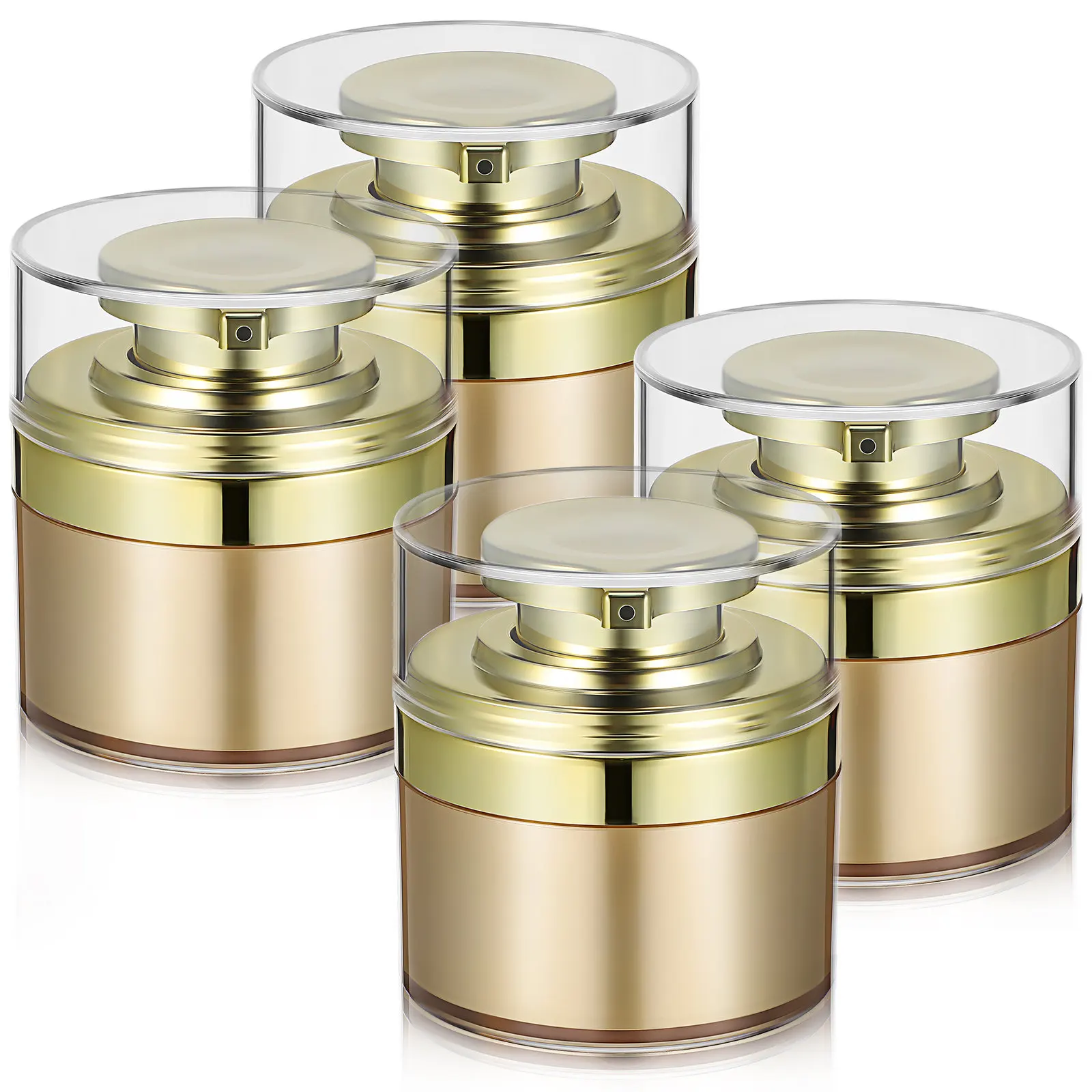 4Pcs Airless Pump Jar Empty Cream Jars 30Ml Press Pump Dispenser for Travel Skincare Lotion Moisturizer Container Leak Proof
4Pcs Airless Pump Jar Empty Cream Jars 30Ml Press Pump Dispenser for Travel Skincare Lotion Moisturizer Container Leak Proof